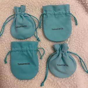 (4) Tiffany & Co. Jewelry Dust Bags